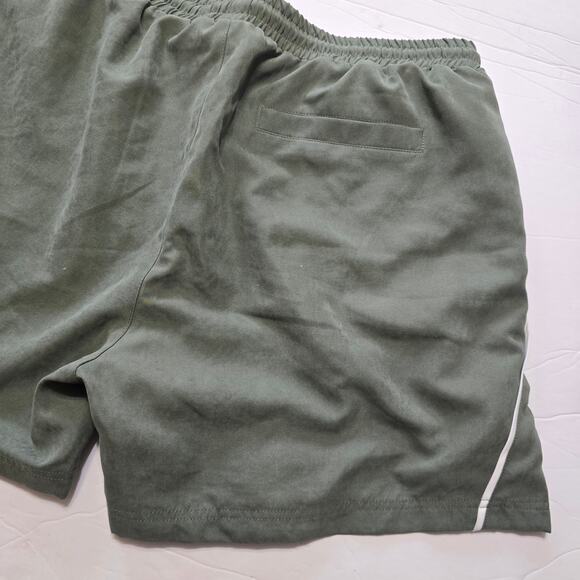 Darc Sport Darby Track Shorts Army Green EUC Size L Large - Picture 8 of 10